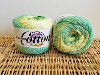 Painted Cotton Lime Twist